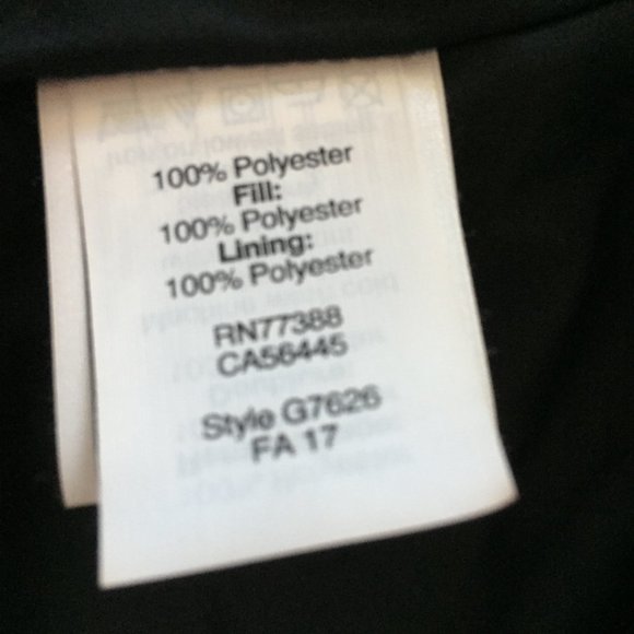 J. Crew Black White Herringbone Quilted Puffer Vest Small NEW - Picture 10 of 11